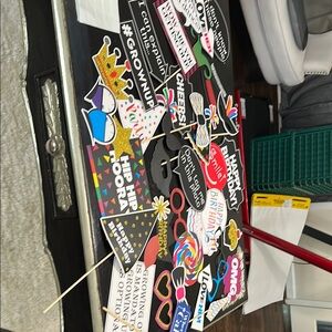 Colorful Party Photo Booth Props